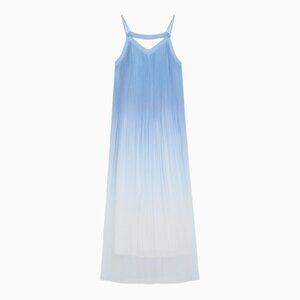 NWT Gradient V-Neck Spaghetti Strap Midi Dress